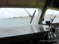 Looking forward during Solent trip